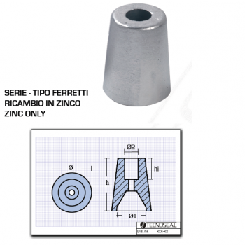 Spinner Ferretti Tipo Zinc