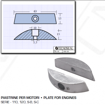 Placas para motores serie 110120 SB SC