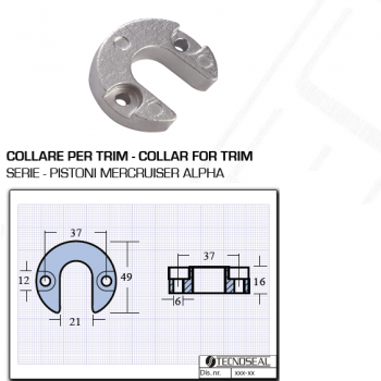 Collar para Trim Engine Pistons Mercruiser Alpha