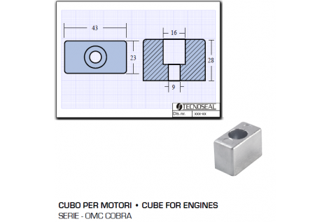 Cubo para motores Cobra OMC