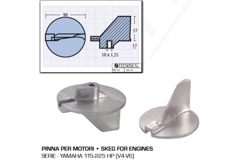 Aletas para motores Yamaha 115 225 CV