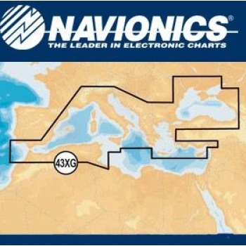 Navionics XL9 43XG Cartografía mediterránea