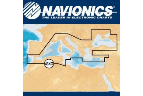 Navionics XL9 43XG Cartografía mediterránea