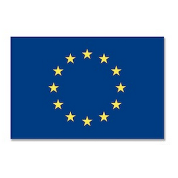 Pegatina bandera europea