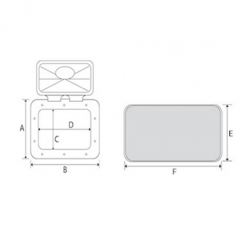 Puertas en AAS Octopussy Line 355x600 mm