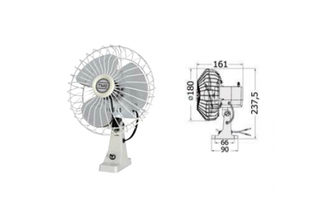 Ventilador ajustable TMC 12V