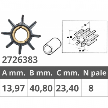 RODETE TOHATSU 2 / 4T 9.9-15-18 HP