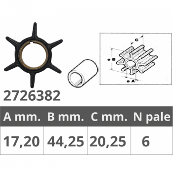 RODETE TOHATSU 2T 25-30 HP