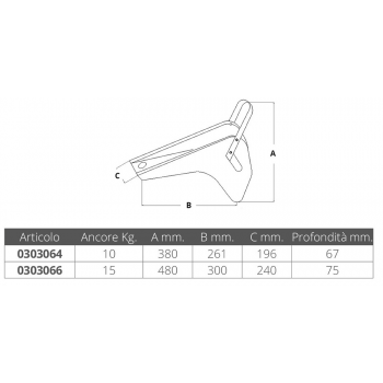 ARCO ACERO INOXIDABLE MM. 380