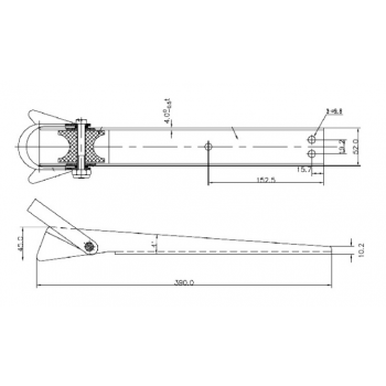 ARCO ACERO INOXIDABLE MM. 390